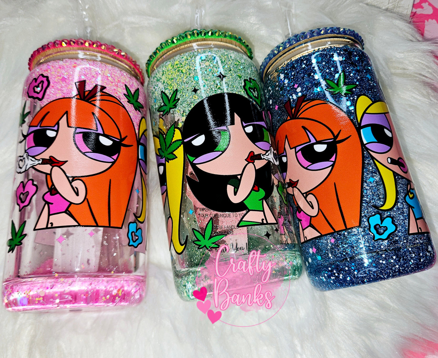 Stoned Powerpuff Girl Trio