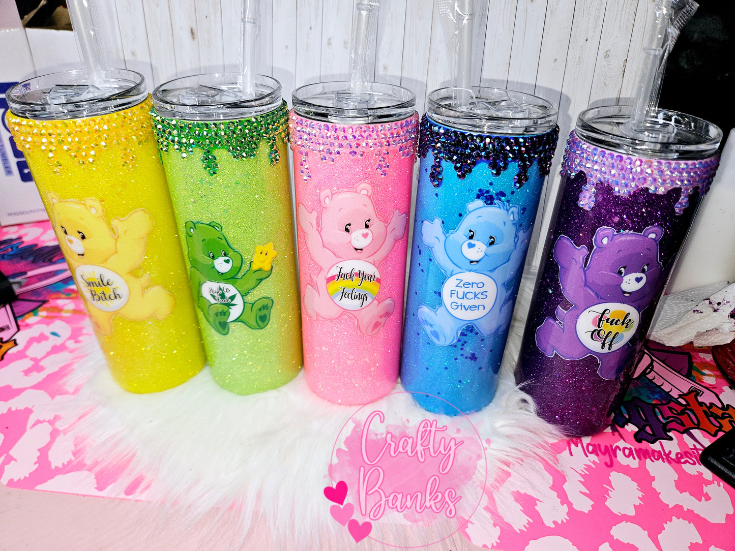 Swear Bear Rhinestone Collection