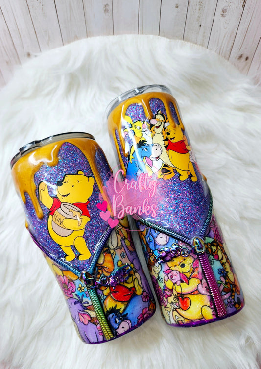 Pre-Order Pooh Zipper & Drip Tumbler