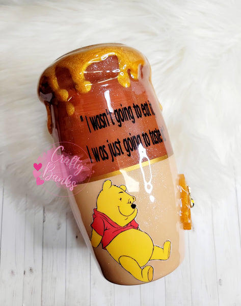 Winnie the Pooh Floral Honey Pot Bamboo Tumbler